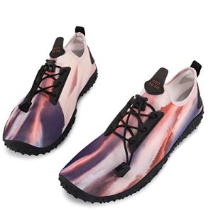 Men Women Water Sports Shoes Slip-on Quick Dry Aqua Swim Shoes for Pool Beach Surf Walking Water Park