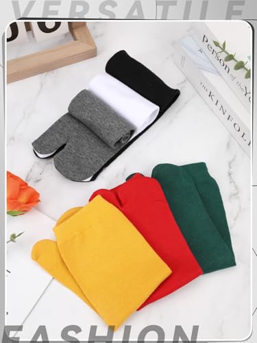 414NBTCPIqL.jpg 6 Pairs Japanese Toes Separated Socks for Men Women Unisex