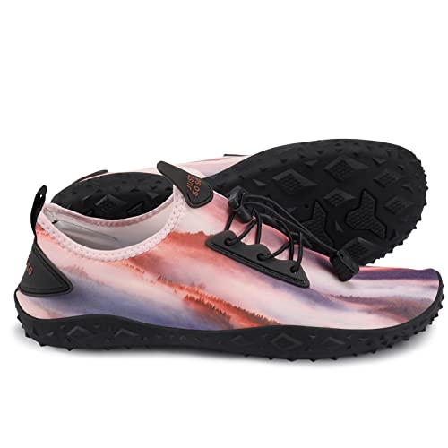 Men Women Water Sports Shoes Slip-on Quick Dry Aqua Swim Shoes for Pool Beach Surf Walking Water Park