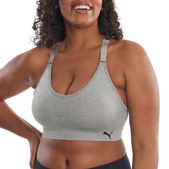 Women Sports Bra, 3-Pack (Adriatic/Ocean Tropic/Heather Gray, X-Large)