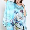 Women's 100% Silk Short Robe Bathrobe Nightgown Pajama Sleepwear -Classic Batwing Sleeved
