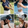 Sport Sun-Visor Hat Men Women Summer UV Protection, Lightweight Cooling Golf Running Tennis Sweat-Band Cap