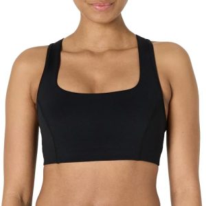 Women's Active FormFlex Buttery Soft Light Support Square Neck Racerback Sports Bra