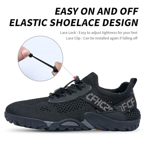 Water Shoes Men Hiking Quick Dry Aqua Barefoot Swim Beach Shoes for Pool Hike Surf Sport Yoga Diving Sailing Travel Adult Unisex