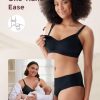 Nursing Bras for Breastfeeding, YN21 Seamless Ultra Comfort Maternity Bra, Natural Shape, Pregnancy Sleep Bralette