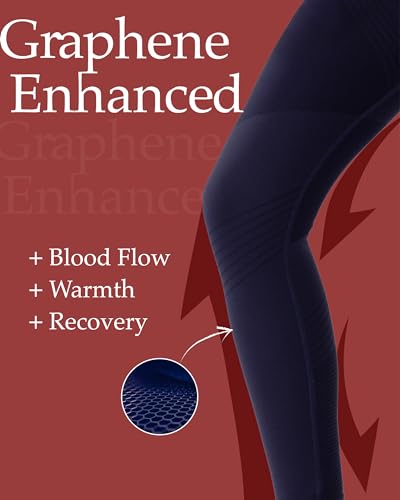 Persephone Recovery Compression Leggings for Women, Graphene-Enhanced Thermal Graduated Support Tights