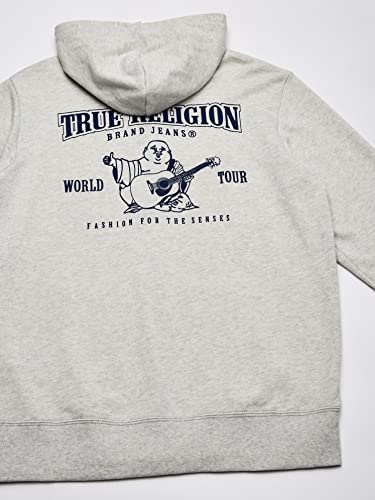 Men's Buddha Logo Zip Hoodie Sweatshirt