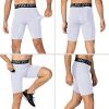 Compression Shorts Men 1/3 Pack, Dry Fit Compression Underwear Spandex Running Shorts, Workout Athletic Shorts Pocket