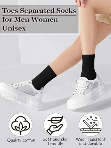 41CyYm3LAkL.jpg 6 Pairs Japanese Toes Separated Socks for Men Women Unisex