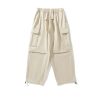 Men Japan Korean Streetwear Loose Casual Wide Leg Cargo Pants Trousers for Women Hop Harem Baggy