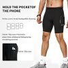 1/2/4/5 Pack Compression Shorts Men, Spandex Running Shorts Athletic Workout Sport Performance Baselayer Underwear