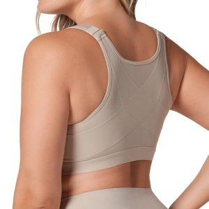 Posture Corrector Bra Wireless Front Closure Bra for Women Full Coverage
