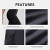Capri Yoga Pants Leggings Women with Pockets High Waisted Tummy Control Workout Gym