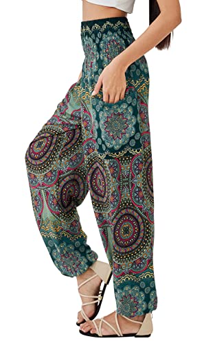Boho Pants for Women - Hippie Harem Pants Women - Womens Yoga Pants – Comfy Bohemian Flowy Hippie Clothes