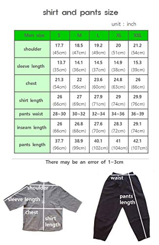 Men Women Cotton 100% Shirt or Pants Zen Meditation Clothing Yoga Clothing