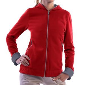 Glow Hoodie for Women - 18 Hidden Pockets - Lightweight Zip Up Sweatshirt for Travel & More