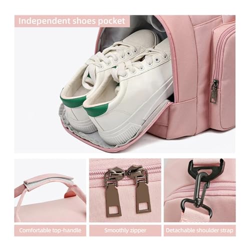 Fitness Gym Travel Bag Sports Handbag Women Men Dry Wet Shoes Pocket Single Shoulder Crossbody Swimming Yoga Backpack Duffel