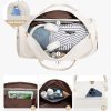 Large Travel Bag - Weekender & Overnight Bag with Shoe Compartment, Wet Pocket, for Women, Gym, Yoga, Hospital Use