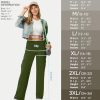 Yoga Pants with Pockets for Women Wide Leg Cargo Pants High Waist Crossover Stretch Work Travel Casual Sweatpants