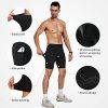 1/2/4/5 Pack Compression Shorts Men, Spandex Running Shorts Athletic Workout Sport Performance Baselayer Underwear