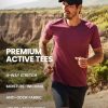 Workout Shirts for Men - Ultra-Lightweight Short Sleeve Tees Athletic Gym Running S - 4XL