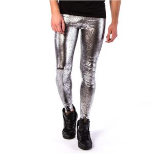 Metallic & Special Material Men's Leggings