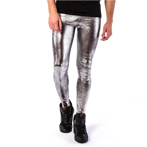 Metallic & Special Material Men's Leggings