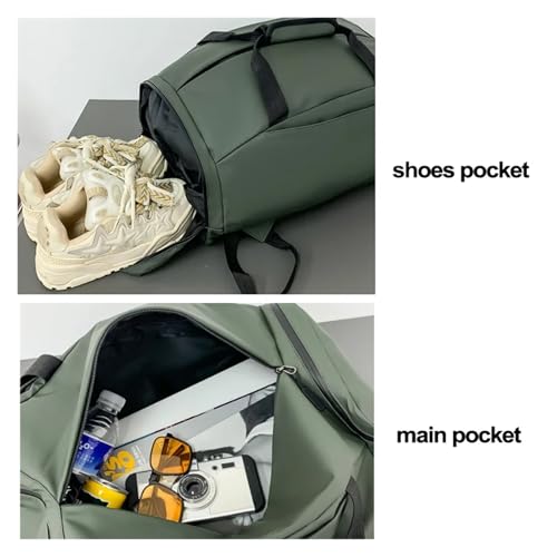 35L Gym Bag Yoga Fitness Duffel Backpack for Men Women Sport Bags with Shoes Pack Outdoor Camping Rucksack Travel Luggage