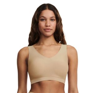 Women's Soft Stretch Padded V-Neck Bra Top