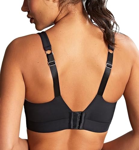 Endurance Wired Sports Bra | Black 38J | High Impact, Supportive Sports Bra for Women, Exercise & Workout Bra