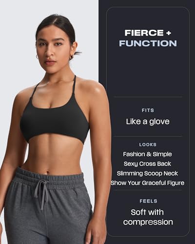 Women's Workout Sports Bras Fitness Ivy Low Impact Bra Yoga Crop Tank