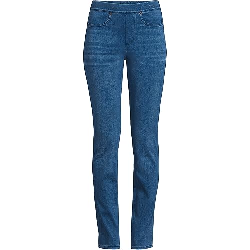 Women's Starfish High Rise Knit Denim Straight Jeans