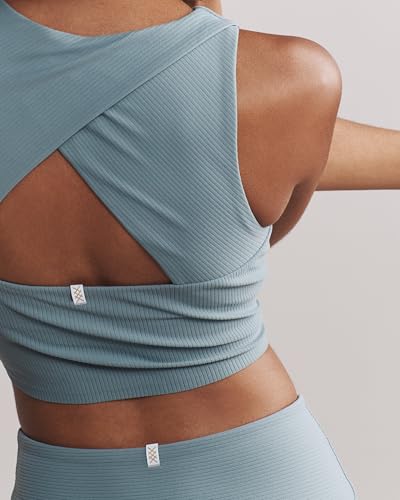 Sports Bras for Women - Ripple Longline Women's Bra - RippleKnit Fabric, Wirefree