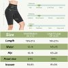 7 Pack High Waisted 5''/8'' Biker Shorts for Women - Buttery Soft Black Workout Yoga Running Spandex Yoga Shorts