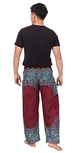 Mens Yoga Harem Lounge Boho Parachute Loose Baggy Pants