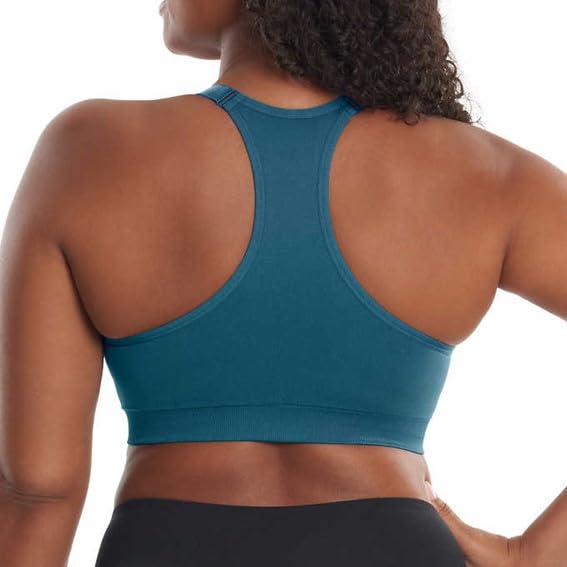 Women Sports Bra, 3-Pack (Adriatic/Ocean Tropic/Heather Gray, X-Large)