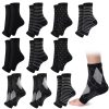 10 Pairs Men Toeless Socks Open Toe Flip Flop Pedicure Socks for Sandals Running Yoga Spa