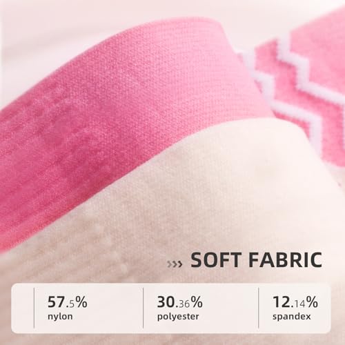 2 Pairs Compression Socks for Women, Compression Stockings Pregnancy for Leg Discomfort, Sitting, Anti-slip