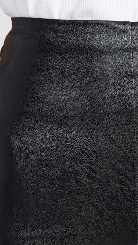 Women's Faux Leather Wide Leg Pants