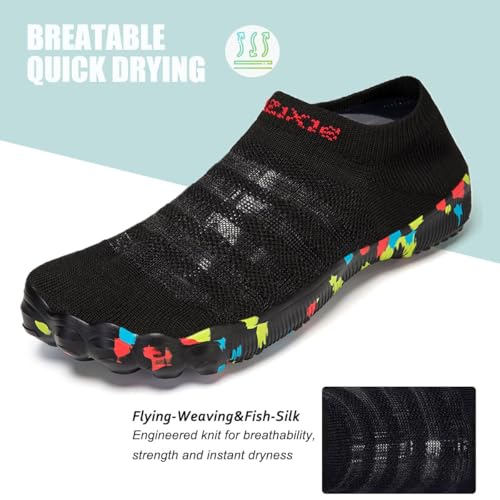 Quick-Dry Barefoot Water Shoes for Men, Women & Youth – Versatile Aqua Socks for Beach, Pool, Kayaking, Hiking, Surfing, Yoga &