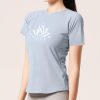 Women Activewear Gymwear Yoga Suit Athleisure Five Piece Set, T-Shirt, Jacket, Sports Bra, Leggings, Running Shorts