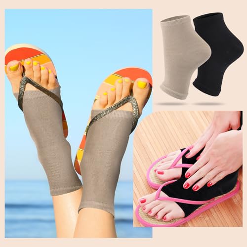 16 Pairs Cotton Toeless Socks Pedicure Socks Flip Flop Open Toe Socks Toeless Yoga Socks for Women Men