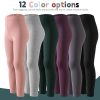 12 Pack Girls Leggings Toddler Girl Pants Casual Yoga Pants for Girls High Waisted Stretch Leggings Kids