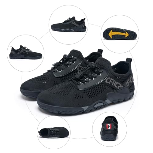Water Shoes Men Hiking Quick Dry Aqua Barefoot Swim Beach Shoes for Pool Hike Surf Sport Yoga Diving Sailing Travel Adult Unisex