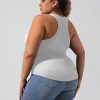 Plus Size Women's Casual Sports Tank Top,Breathable and Soft, for Sports and Daily Life Wear