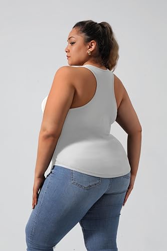Plus Size Women's Casual Sports Tank Top,Breathable and Soft, for Sports and Daily Life Wear