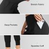 41WtWuNny5L.jpg Women's Joggers High Waisted Yoga Pants with Pockets Loose Leggings for Women Workout, Athletic, Lounge