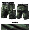 Compression Shorts Men 1/3 Pack, Dry Fit Compression Underwear Spandex Running Shorts, Workout Athletic Shorts Pocket