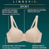 Women's Medium Impact Sports Bras for Women, Breathable, Moisture Wicking, Padded Cups up to DDD