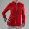 Glow Hoodie for Women - 18 Hidden Pockets - Lightweight Zip Up Sweatshirt for Travel & More